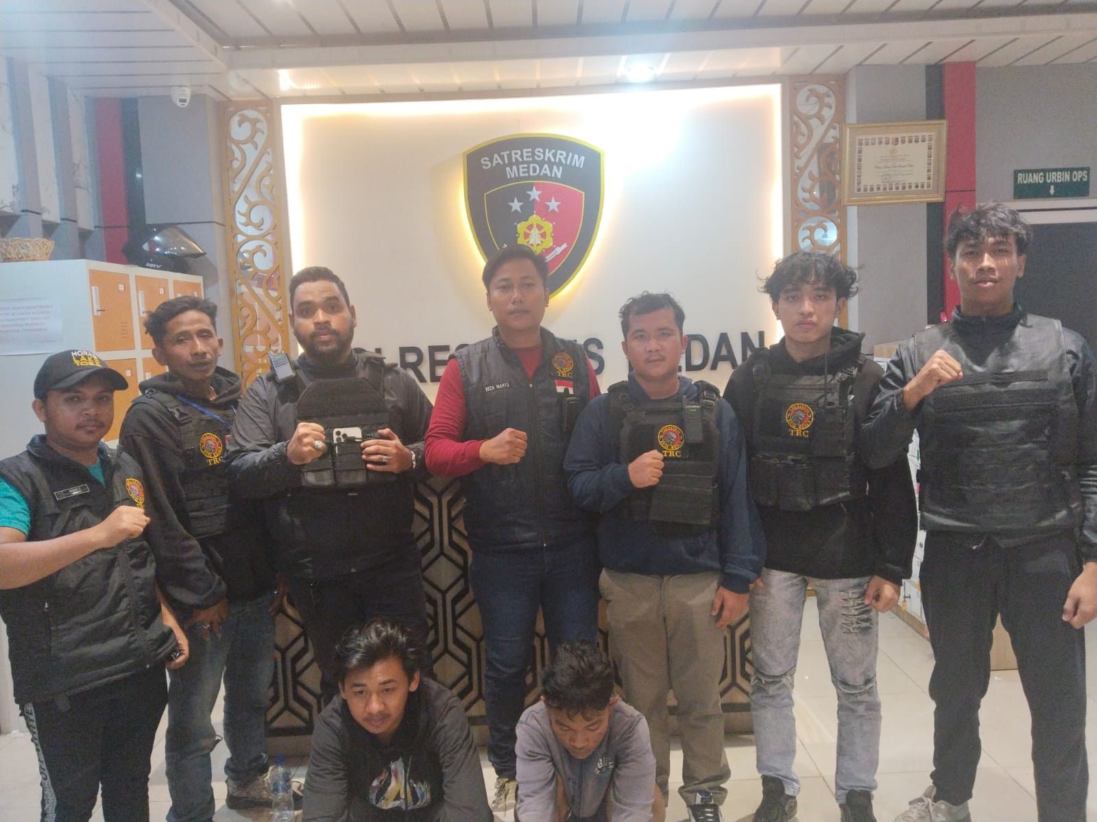 Tim Reaksi Cepat Kota Medan Berhasil Mengamankan 2 Anggota Geng Motor Di Jalan Sei Rotan Kecamatan Medan Tembung