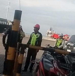 KM  BINTANG  MAS  HSB 7  TERBAKAR  DAN  SATPAM  MELARANG  AWAK  MEDIA  MELIPUT