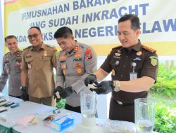 KEJAKSAAN NEGERI BELAWAN MELAKUKAN PEMUSNAHAN BARANG BUKTI