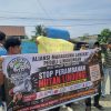 Dugaan Kebun Oknum Polsek Rambah Hutan Lindung Jadi Kebun Sawit Di Desa Bubun Tanjung Pura, Mahasiswa Langkat Demo Kapolsek Tanjung Pura