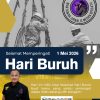 KETUA UMUM WARTAWAN JURNALIS MEDAN BERSATU MENGUCAPKAN SELAMAT HARI BURUH DUNIA.