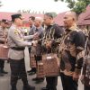 Polres Binjai Gelar Upacara Pelepasan Purna Bakti 7 Personil, Kapolres: Pengabdian Tak Pernah Berakhir