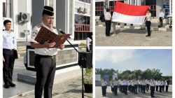 IMIGRASI BELAWAN GELAR UPACARA PERINGATAN HARI LAHIR PANCASILA, KAKANIM BACAKAN AMANAT KEPALA BPIP