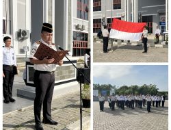 IMIGRASI BELAWAN GELAR UPACARA PERINGATAN HARI LAHIR PANCASILA, KAKANIM BACAKAN AMANAT KEPALA BPIP