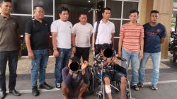 Viral, Polsek Medan Kota Tangkap 2 Residivis Maling Laptop, 1 DitembaK
