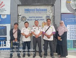 FORWAKA BELAWAN MENJALIN SILATURAHMI BERSAMA IMIGRASI BELAWAN SATUKAN KOMITMEN MENGABDI UNTUK MASYARAKAT
