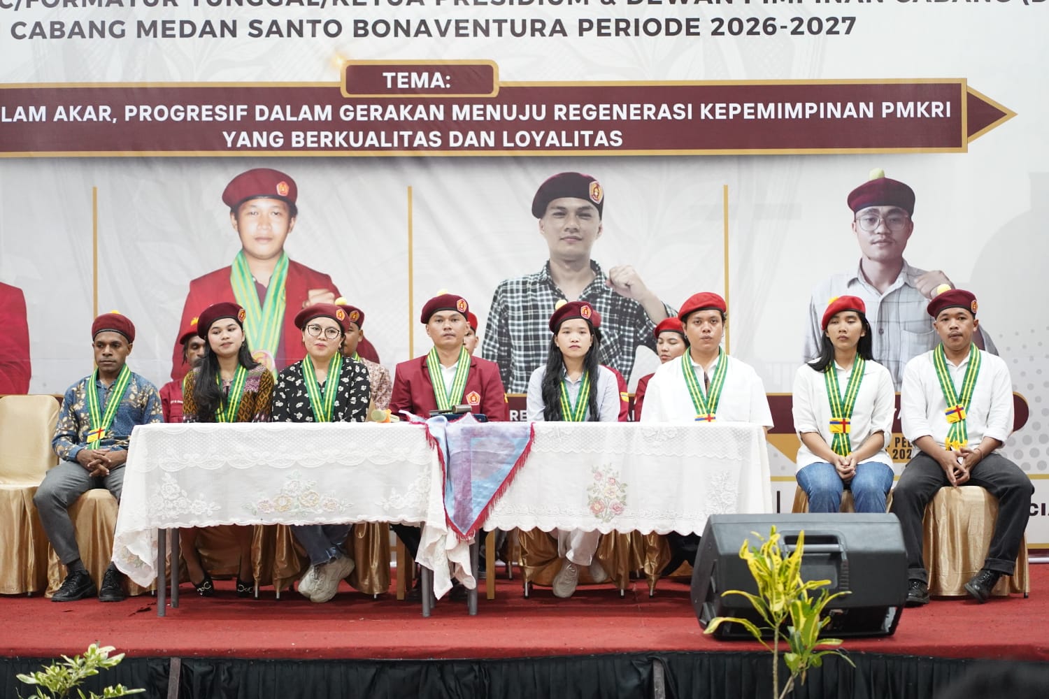 Dilantik Jadi Ketua PMKRI Medan, Andreas Sitanggang: Kami Mitra Kritis Pemerintah, Tak Ragu Bersuara untuk Rakyat!