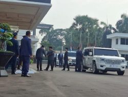 Prabowo Hadiri Upacara Persemayaman Eks Menhan Ryamizard Ryacudu di Kemhan