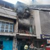 Toko Sparepart dan aksesoris kendaraan di jalan SEMARANG Medan Kota terbakar