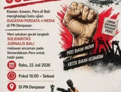 Empat Media Digugat Perdata, Alarm Bahaya bagi Kemerdekaan Pers di Bali
