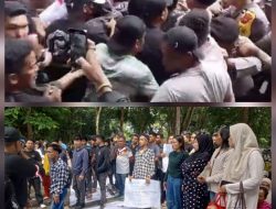 Tempat Hiburan Malam Disegel, Mahasiswa dan Warga Geruduk Kantor Bupati Langkat