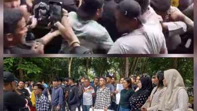 Tempat Hiburan Malam Disegel, Mahasiswa dan Warga Geruduk Kantor Bupati Langkat