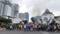 Ratusan Mahasiswa Cipayung Plus Sumut Unjuk Rasa, Tuntut Copot Kapolda Hingga Evaluasi Kabinet