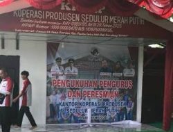 KOPERASI SEDULUR MERAH PUTIH DISOROT TAJAM